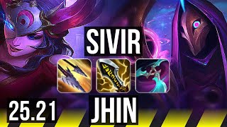 SIVIR & Lulu vs JHIN & Bard (ADC) | Legendary, 14/2/3 | EUW Master | 25.21