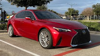 @AudreyLincolnLady presents a 2023 Lexus IS 300 with 7839 miles, Matador Red/Ebony