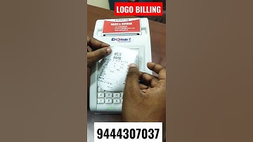 Billing Machine with LOGO Printing Option for all Companies & Retails Chain Outlets