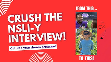 These FIVE Interview Tips got Me Accepted to NSLI-Y...