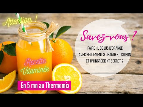 Vidéo: Peut-on congeler le jus d'orange de Séville ?