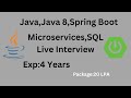 java real time interview questions answers for experienced