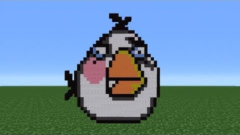 Minecraft 360: How To Make A White Angry Bird *Remake*