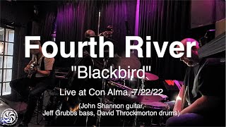 "Blackbird" by Fourth River (John Shannon, Jeff Grubbs, David Throckmorton) at Con Alma (7/7/22)