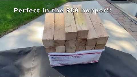 Char-Griller 980 - Perfect Hopper wood!!!  Link in Description