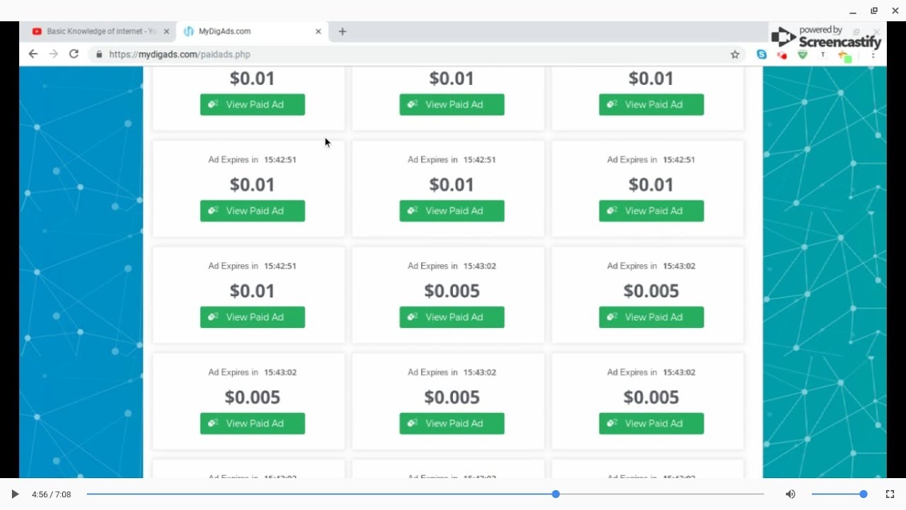 new ptc site / online earning method 2019 my DigAds.com