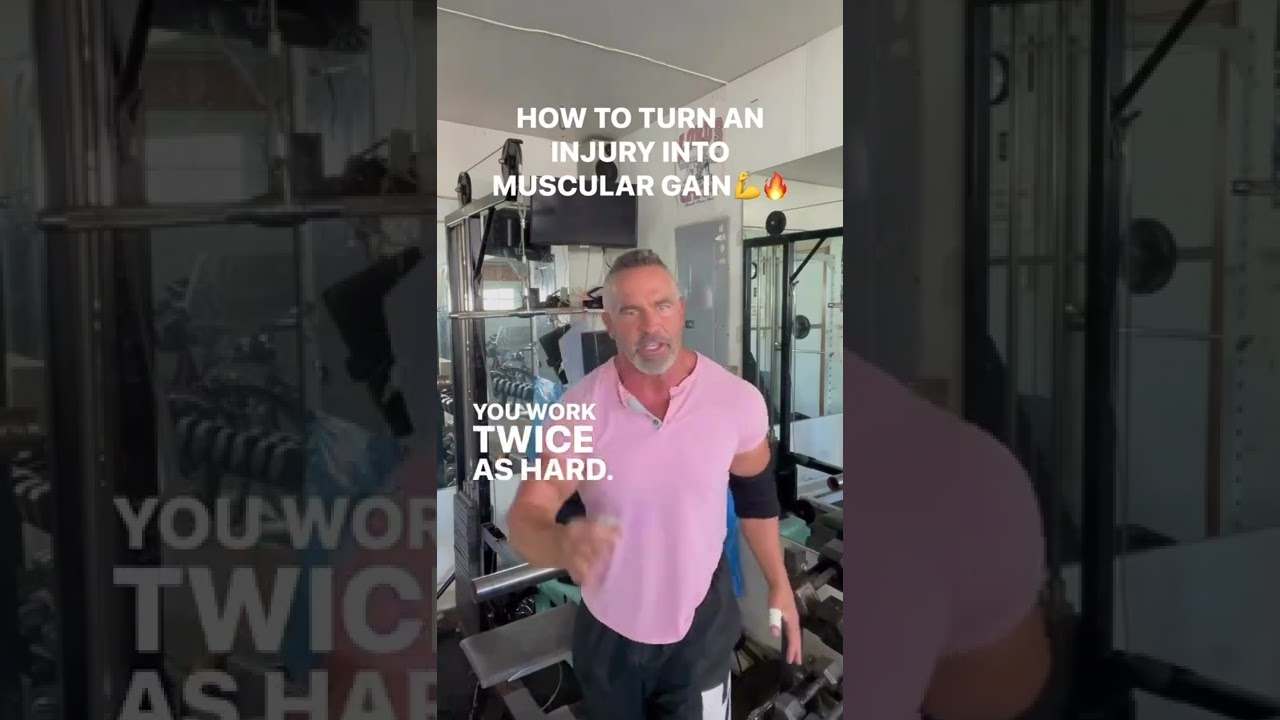 HOW TO TURN AN INJURY INTO MUSCULAR GAIN💪🔥