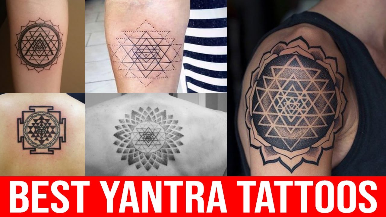 Sri Yantra Tattoos and The Beauty of the Three Worlds  Tattoodo