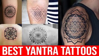 Sri Yantra Tattoos and The Beauty of the Three Worlds  Tattoodo