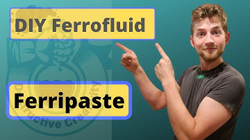 DIY Ferripaste - a simple way to make ferrofluid. Magnetism in liquid.