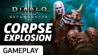 Diablo 3 - Necromancer Corpse Explosion Party Gameplay