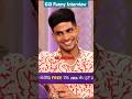 Shubman gill funny 🤣 interview by Sonam bajwa || #shorts