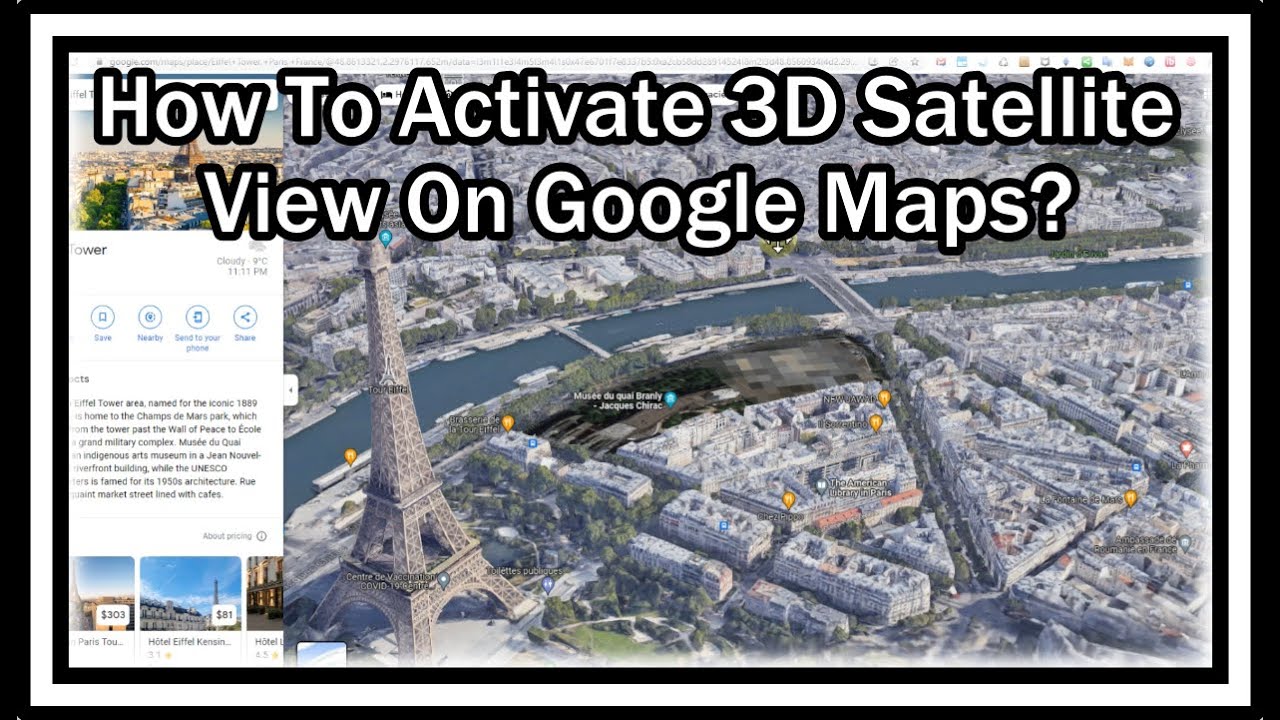 How do I activate 3D in Google Maps?