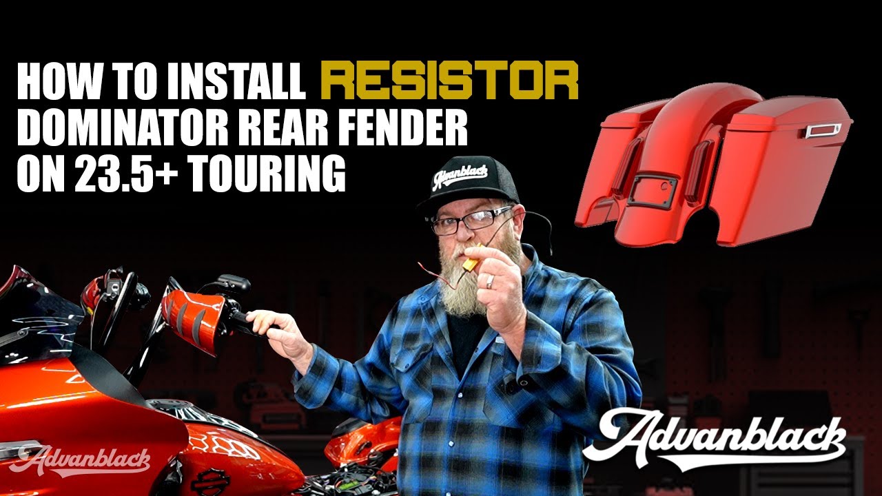 23.5/24 Touring - How To Install Resistor On Dominator Rear Fender ...