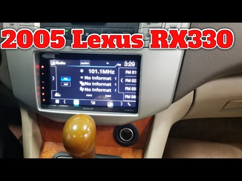2005 लेक्सस rx330 रेडियो रिमूवल
