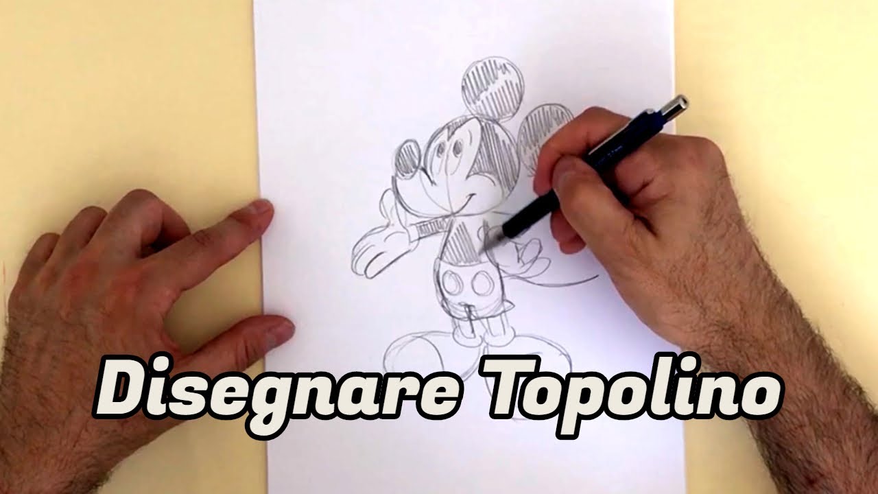 Disegnare Topolino Con Marco Gervasio Youtube