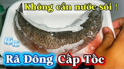 Cách Rã Đông Nhanh Nhất Cho Người Bận || Chỉ 1 Bước Thịt Cá Mềm Ngay, Không Cần Nước Sôi