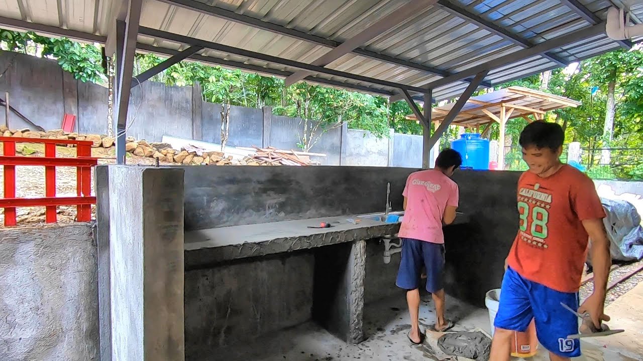 DIRTY KITCHEN'S COST, LABOUR AND A BREMEN SINK, IN KIDAPAWAN