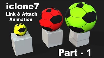 iclone 7 Link & Attach Animation Tutorial Part -1