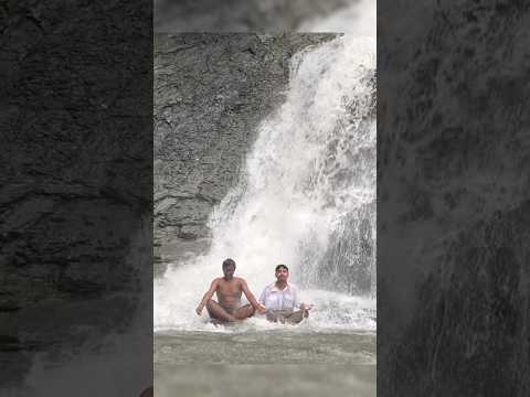 Recreating Bahubali Sence #adventure #travel #bahubali #waterfall