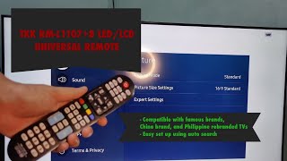 (2024) Huayu RM-L1107+8 Universal Remote Control for LED/LCD Smart TV | Easy Set Up Tutorial