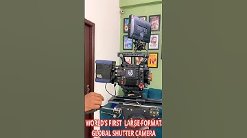 WORLD’S FIRST LARGE FORMAT GLOBAL SHUTTER CAMERA RED V RAPTOR X #film #camera #cinematography