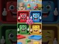 Funny Color Blocks Adventure 🌈 | Kids Learning Colors with Happy Toys | Farmer 3D USA #shorts #kids