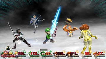Smash Mods Ultimate:  Many Forms of Luigi vs Many Forms of Daisy