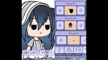 How to create the squished face in #gacha #life #tutorial #shorts