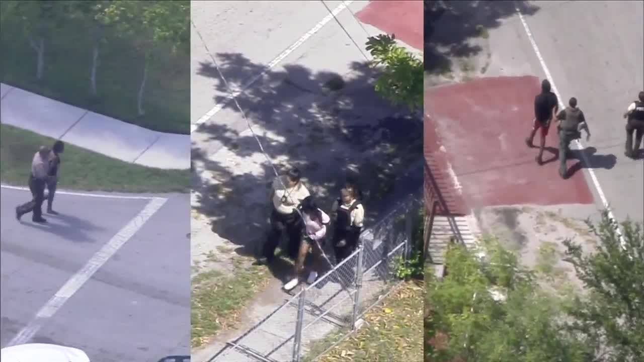 All suspects in custody after police pursuit - YouTube