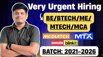 🔥Latest Hiring | BE/BTECH/BCA/MCA/MTECH | OFF CAMPUS Drive 2025, 206-2021 BATCH | 7 Mnc Hiring