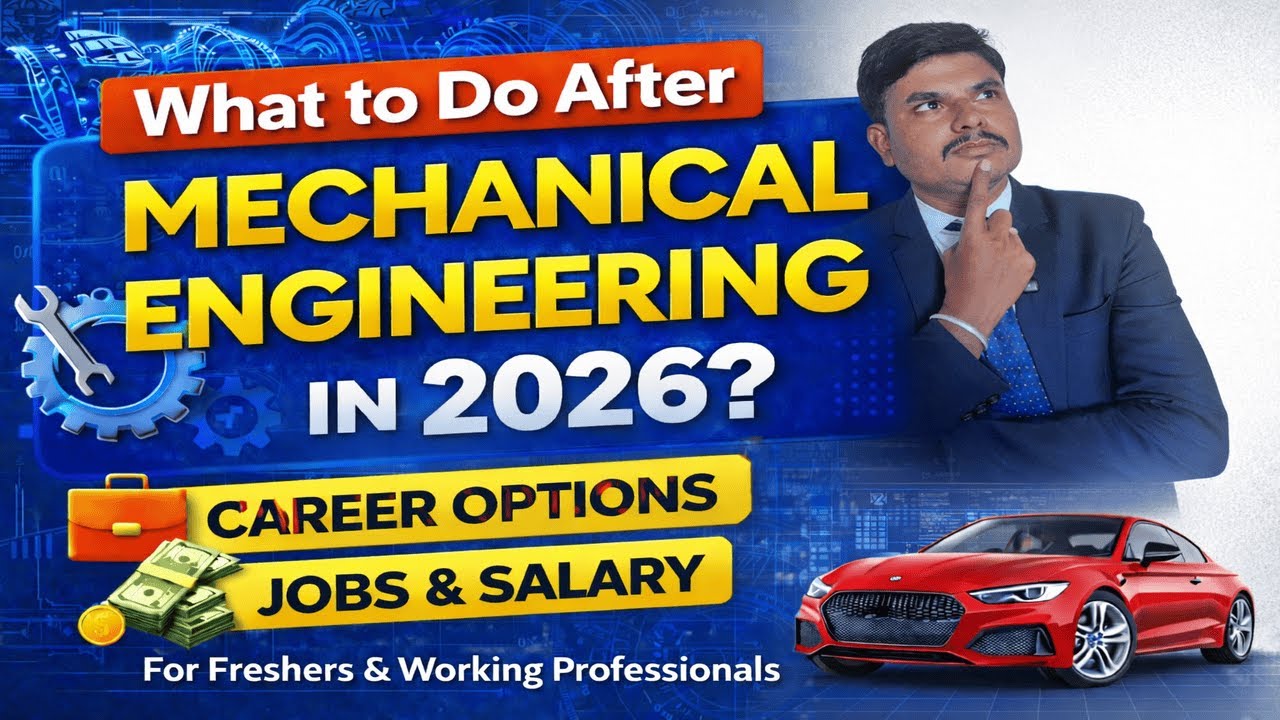 What to Do After Mechanical Engineering in 2026 | Career Options Jobs ...