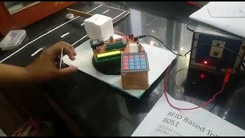 RFID BASED DIGITAL TOLL PLAZA USING 8051 microcontroller !!