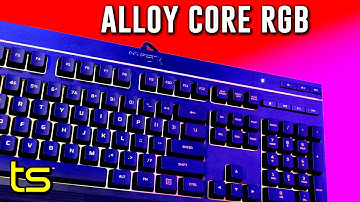 CRAZY GOOD- HyperX Alloy Core RGB Gaming Keyboard is our #1