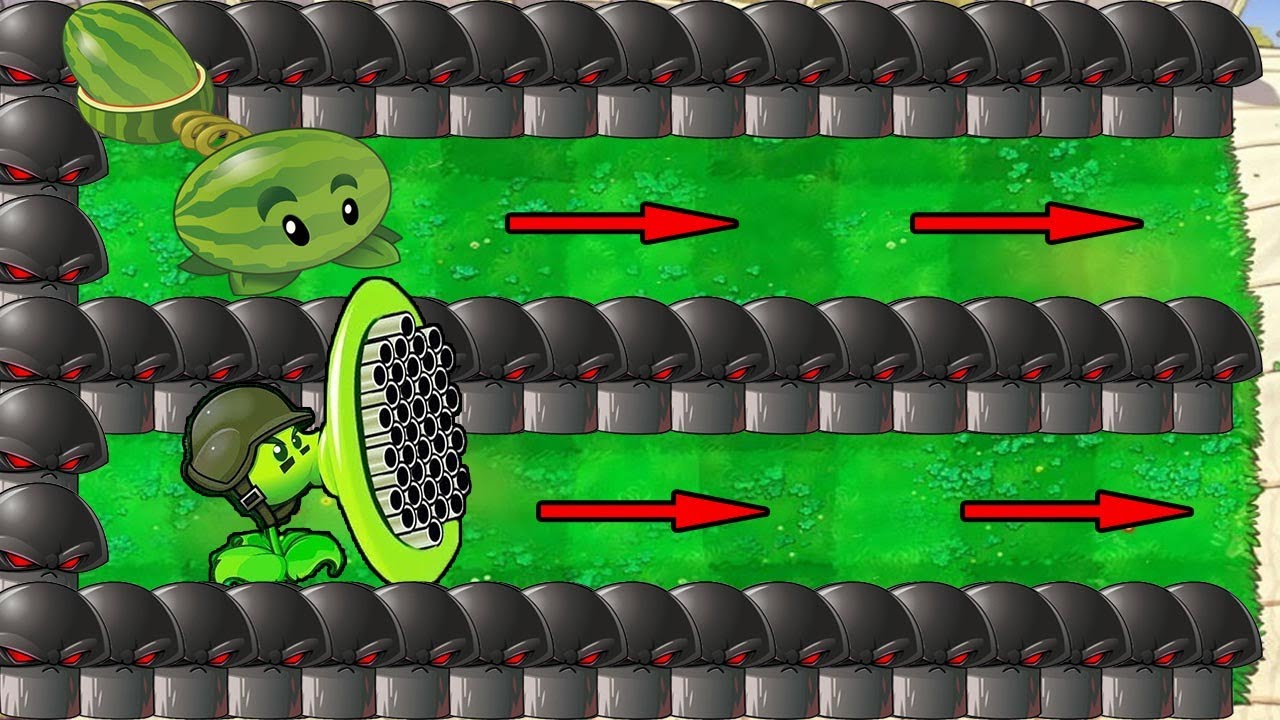 99 Melon-pult Vs 99 Gatling Pea Vs Giga Gargantuar Vs Dr. Zomboss - Plants vs Zombies Hack