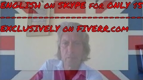 ENGLISH on SKYPE $5 GIG on #Fiverr ✔