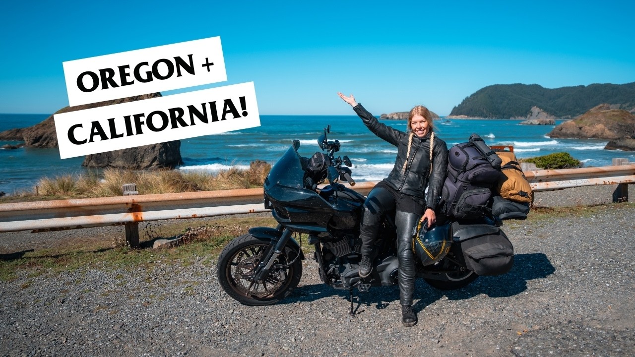 Solo Motorcycle Trip to OREGON + California PACIFIC COAST HIGHWAY!