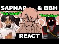 Sapnap and BadBoyHalo react to Dream Team SMP War Animatic by Sad-ist