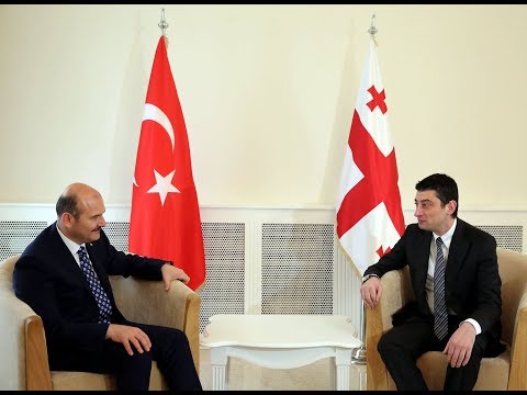 გიორგი გახარია თურქეთის რესპუბლიკის შინაგან საქმეთა მინისტრს შეხვდა