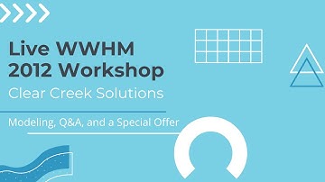 WWHM 2012 LIVE TRAINING | Learn WWHM 2012