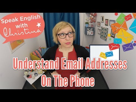 Understand Email Addresses on the Phone - Business English Lessons