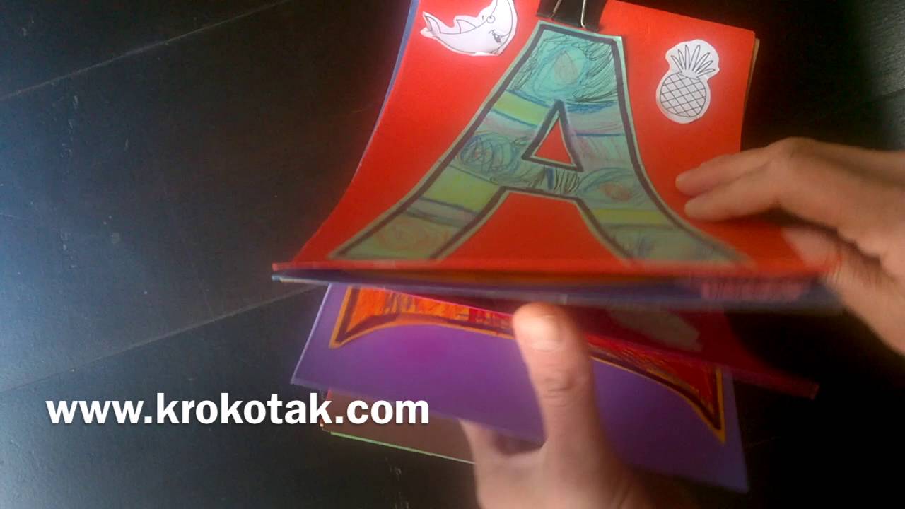make your own alphabet book - YouTube