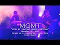 Capture de la vidéo Mgmt - Live At Veltrac Music Festival 2018, Lima, Peru - (Full Show - Hq Sound)/"Great Long Setlist"