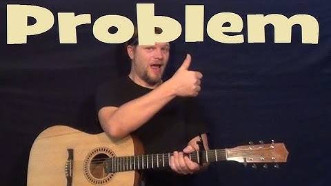 Problem (Ariana Grande) Easy Guitar Lesson How to Play Tutorial