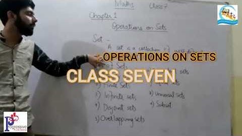 CLASS 7. COUNTDOWN:CHAPTER 1 :OPERATIONS ON SETS