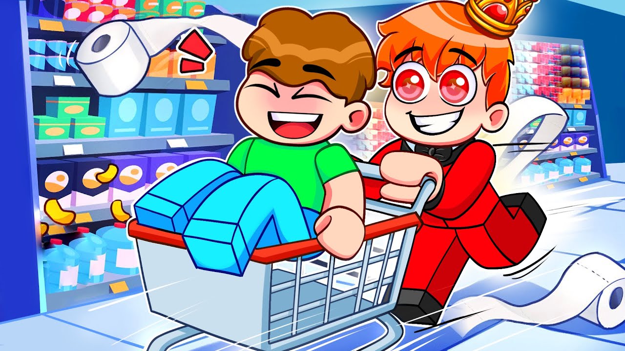 24 Stunden EINGESPERRT im Supermarkt in Roblox!