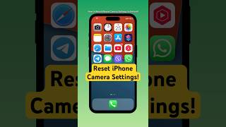 How to Reset iPhone Camera Settings to Default! #shorts #iphone