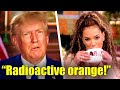 Trump ruthlessly taunted as radioactive orange by abc host