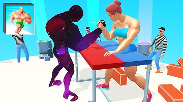 MUSCLE RUSH Game | All Levels Mobile Gameplay Walkthrough Android, ios | New Level 119-122