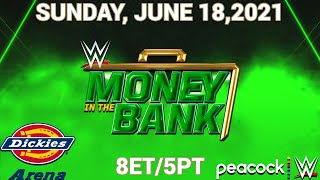 WWE MONEY IN THE BANK 2021 OFFICIAL THEMES